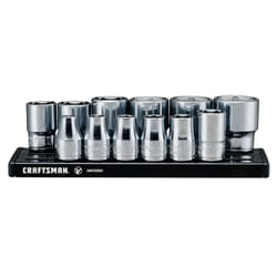 Craftsman V-Series 3/8 in. drive S SAE 6 Point Socket Set 12 pc