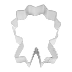 R&M International Corp International Corp 3 in. W X 3 in. L Medallion/Ribbon Cookie Cutter Silver 1