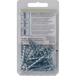 HILLMAN 3/16 in. D X 1-1/2 in. L Steel Pan Head Screw and Anchor 25 pc