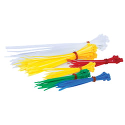 Performance Tool Project Pro Asst in. L Assorted Cable Tie 150 pk