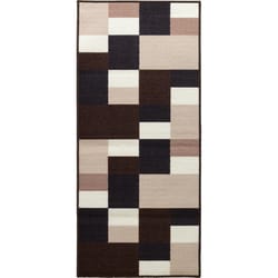 WJ Dennis Cappuccino 59 ft. L X 26 in. W Multicolored Nonslip Runner