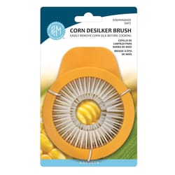 R&M International Yellow Plastic Corn De-Silking Brush