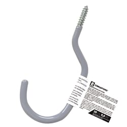 Crawford Medium Vinyl Coated Gray Steel 5.91 in. L Hook 20 lb 1 pk