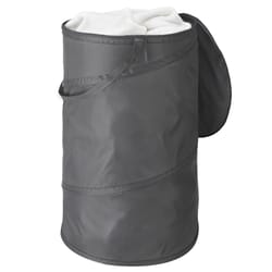 Whitmor Gray Fabric Collapsible Hamper