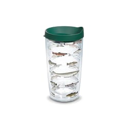 Tervis 16 oz Fishes Multicolored BPA Free Double Wall Tumbler