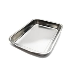 Fox Run 10 in. W X 14 in. L Roaster Pan Silver