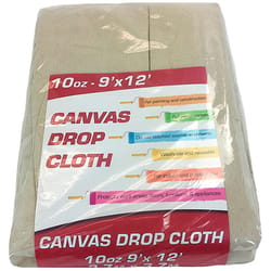 Monarch Brands 9 ft. W X 12 ft. L 10 oz Canvas Drop Cloth 1 pk