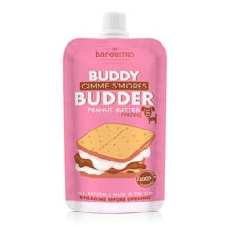 Bark Bistro Company Buddy Budder Gimme S'mores Grain Free Peanut Butter For Dogs 4 oz 3 in. 1 pk