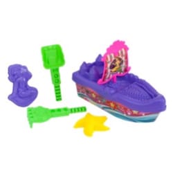 Water Sports Streamline Assorted Plastic Pirate and Princess Play Set Boat