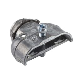 Halex 3/8 in. D Zinc Duplex Connector For Flex 2 pk