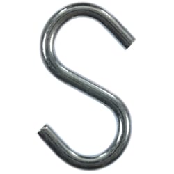 Ace Small Zinc-Plated Silver Steel 2.75 in. L S-Hook 160 lb 2 pk