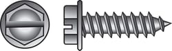 HILLMAN No. 14 Ga. X 3/4 in. L Slotted Hex Washer Head Sheet Metal Screws 100 pk