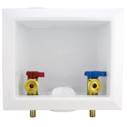 Apollo 1/2 in. D Washing Machine PEX Barb Washing Machine Outlet Box