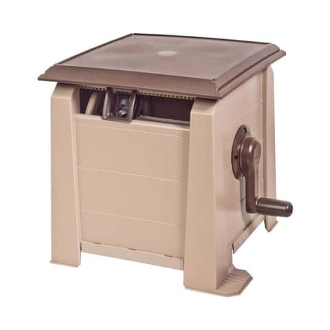 Ames NeverLeak 175 ft. Brown Free Standing Hideaway Hose Reel - Ace Hardware