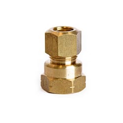 ATC 3/8 in. Compression 3/8 in. D FPT Brass Coupling