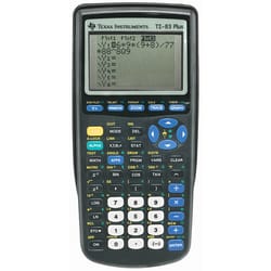 Texas Instruments Calculator Black 11 digit Graphing Calculator