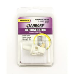 Jandorf 5 amps Single Pole Momentary Appliance Switch White 1 pk