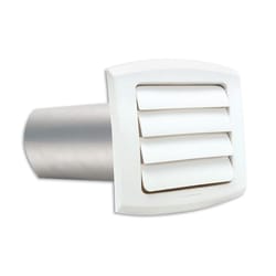 Dundas Jafine ProVent 3.75 in. W X 3.75 in. L White Plastic Dryer Vent Hood