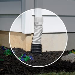 Amerimax Flex-A-Spout 3.75 in. H X 3.75 in. W X 16 in. L White Vinyl Flexible Downspout Extension