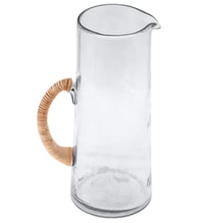 Karma Catalina Clear Glass Pitcher 4.73 in. D 1 pk