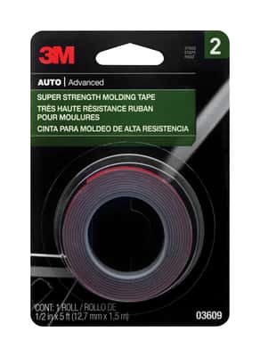 3m Double Sided 1 2 In W X 5 Ft L Molding Tape Black Red Ace Hardware