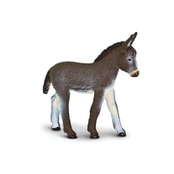 Safari Ltd. Safari Farm Donkey Foal Toy Brown