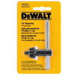DeWalt 1/2 in. X 1/4 in. Chuck Key T-Handle Steel 1 pc