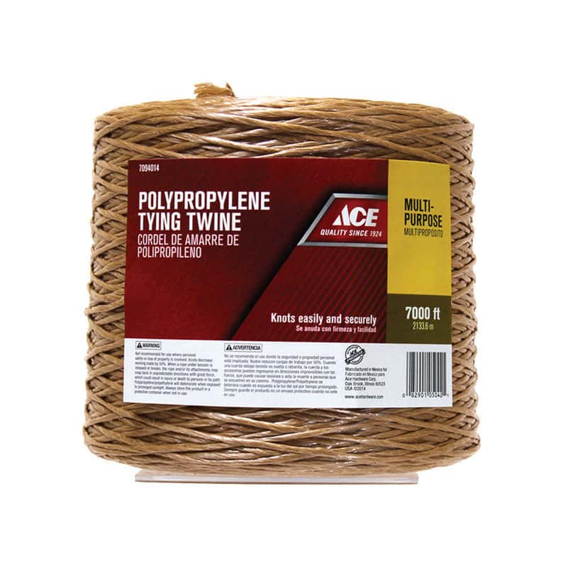 Ace 7000 ft. L Brown Twisted Poly Twine Ace Hardware