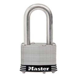 Master Lock 3.18 in. H X 1-3/4 in. W Stainless Steel 4-Pin Tumbler Marine Padlock