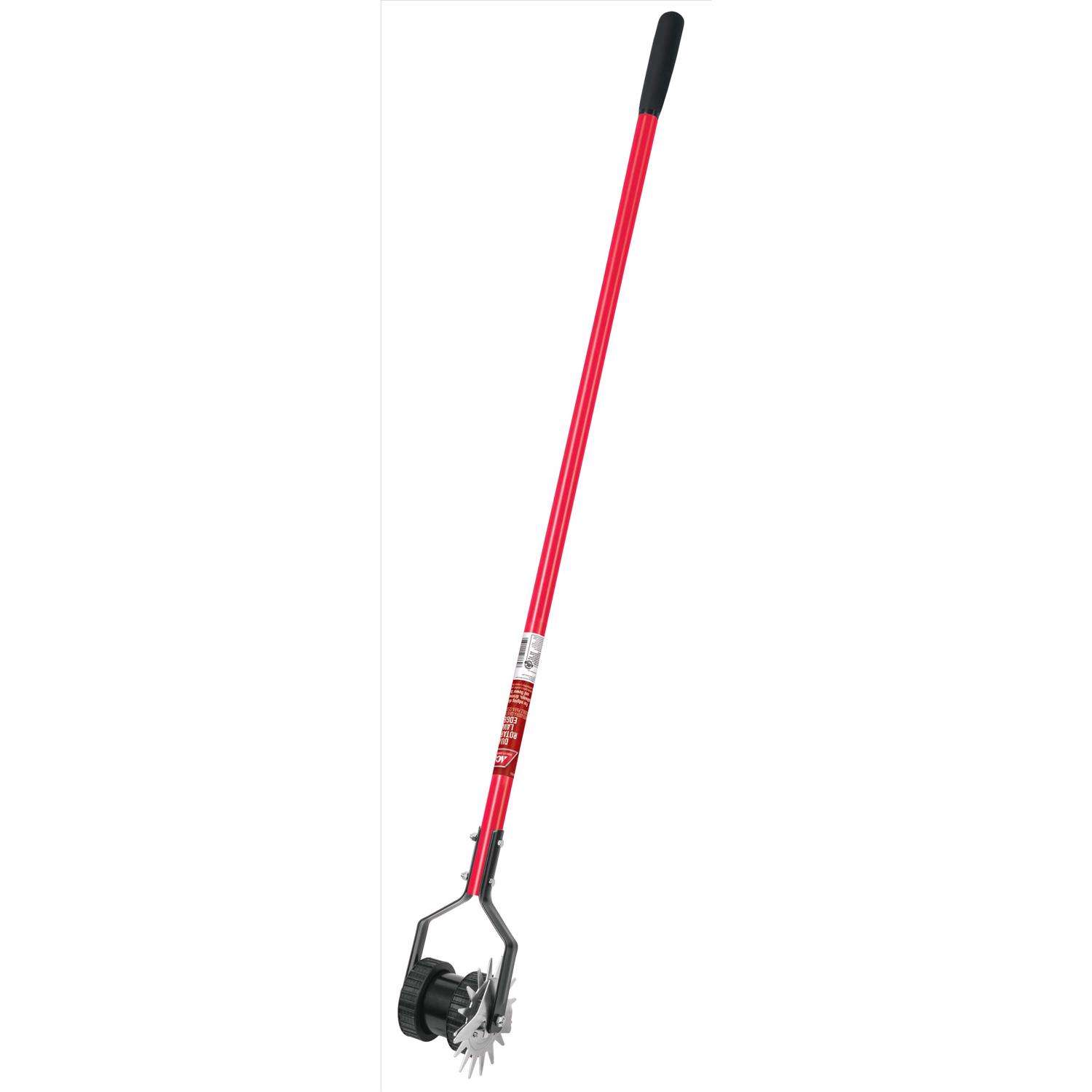 Ace Steel DualWheeled Rotary Edger 48 in. Fiberglass Handle Ace Hardware