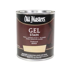 Old Masters Gel Stain Semi-Transparent Fruitwood Oil-Based Alkyd Gel Stain 1 qt