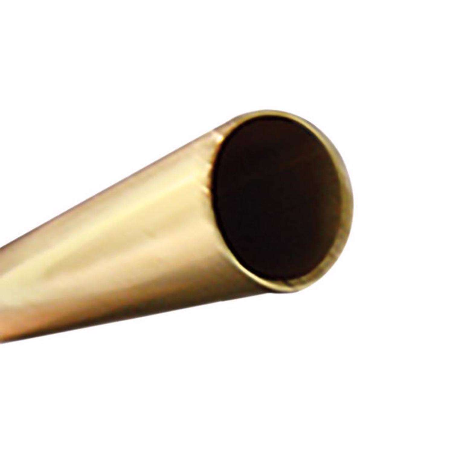 K&S 1/4 in. D X 12 in. L Round Brass Tube 1 pk K&S 1/4 in. D X 12 in. L Round Brass Tube 1 pk