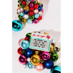 El Arroyo Multicolored Love You Ornament