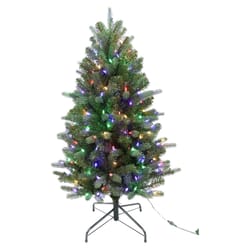 Holiday Bright Lights 4 ft. Full LED 250 ct Virginia Color Changing Christmas Tree