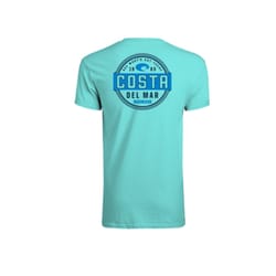 Costa XL Short Sleeve Men's Crew Neck Caribbean Prado Tee Shirt