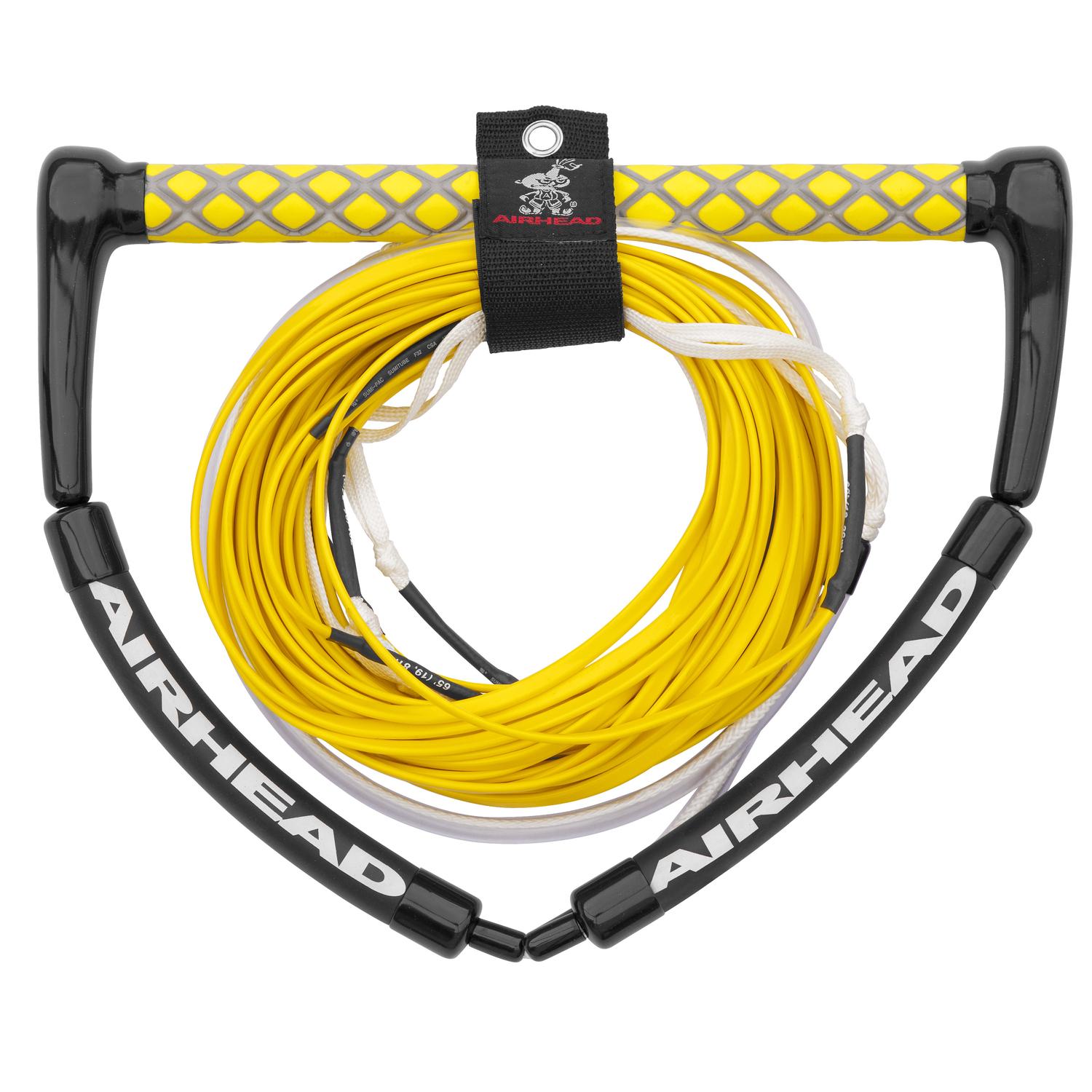 Airhead Dyneema Flat Line PVC Yellow Wakeboard Tow Rope 15 in. W X 840 in. L Sansujyuku sansujyuku.com