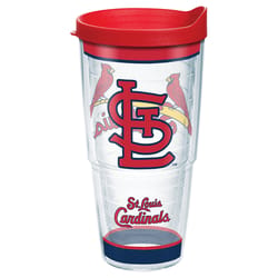 Tervis MLB 24 oz St. Louis Cardinals Multicolored BPA Free Tumbler with Lid