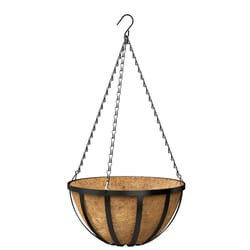 Panacea Steel Hanging Basket Black