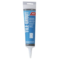 Ace  Indoor  White  Tile Grout  5.5 oz. 