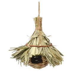 Songbird Essentials 19 in. H X 5 in. W X 5 in. L Natural Fiber Bird House