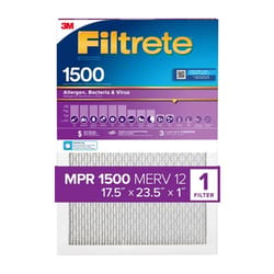 Filtrete 17-1/2 in. W X 23-1/2 in. H X 1 in. D 12 MERV Pleated Air Filter 1 pk