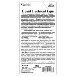 Star brite Green Vinyl Liquid Electrical Tape 4 oz