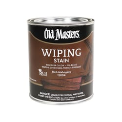 Old Masters Semi-Transparent Rich Mahogany Oil-Based Wiping Stain 1 qt
