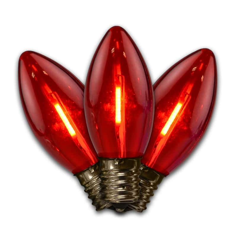 Holiday Bright Lights LED C9 Red 25 ct Replacement Christmas Light