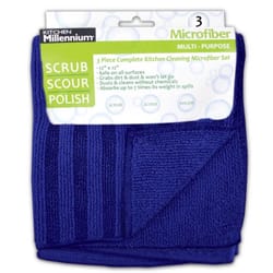 Kane Home Cancun Blue Microfiber Kitchen Utility Cloth 4 pk