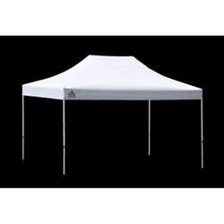 Quik Shade Commercial Polyester Peak Canopy 13 ft. H X 10 ft. W X 15 ft. L