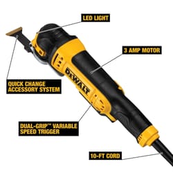 DeWalt 3 amps Corded Oscillating Multi-Tool Kit