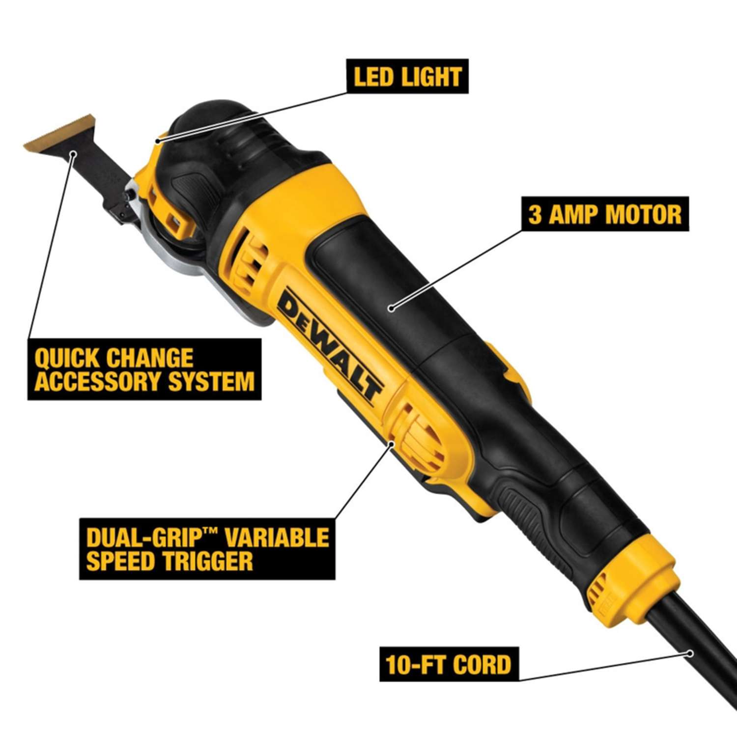 DeWalt 3 amps Corded Oscillating Multi Tool Kit Ace Hardware