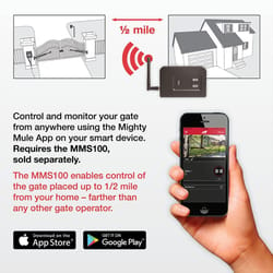 Mighty Mule Gate Openers 12 V Wireless AC Powered Gate Connection System