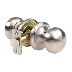 Ace Colonial Satin Passage Door Knob 1-3/4 in.